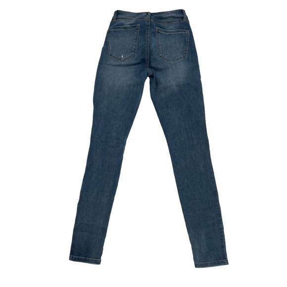 Rewash Mid Rise Distressed Skinny Jeans Size 3 (26) Women’s - Picture 3 of 6